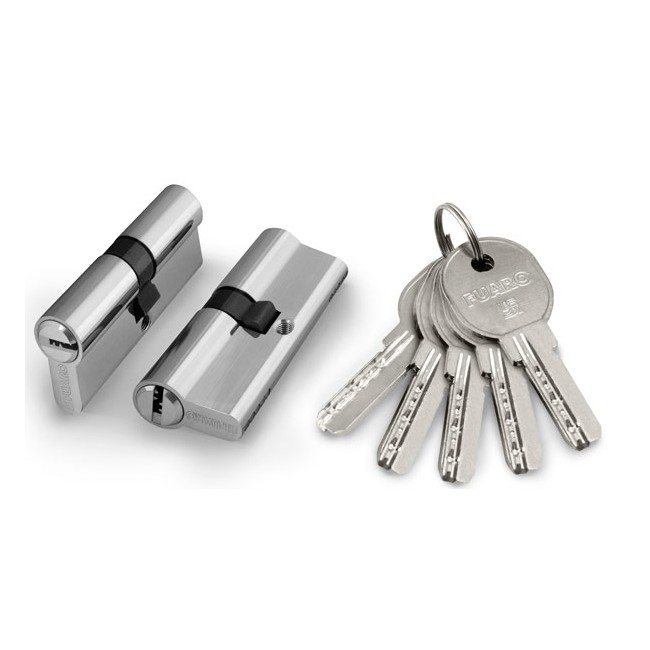 Циліндровий механізм 100 DM/RC 70 мм (30+10+30) PB латунь