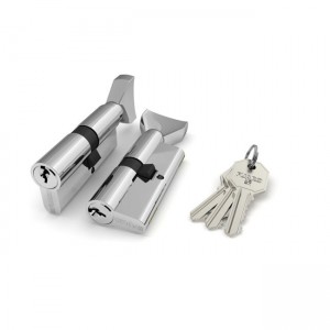 Циліндровий механізм 100 DM/RC 80 mm (30+10+40) CP хром