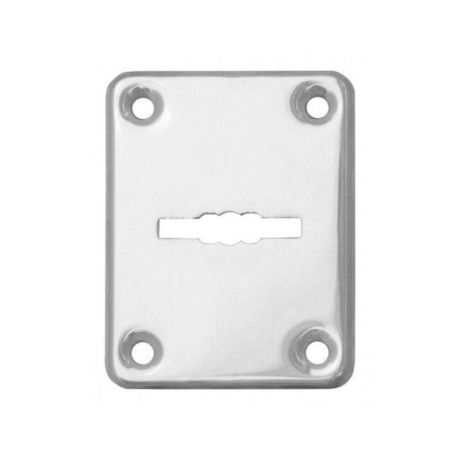 Декоративна накладка ESC082-CP-8 (ХРОМ) на сувальдний замок (1шт) (нерж. сталь)