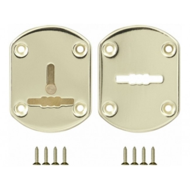 Декоративна накладка ESC081-SG-1 (МАТ ЗОЛОТО) на сув. замок зі шторкою (1шт) (латунь)