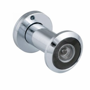 DVZ2, вічко, 16/200/60x100 (оптика пластик, кут огляду 200) CP Хром