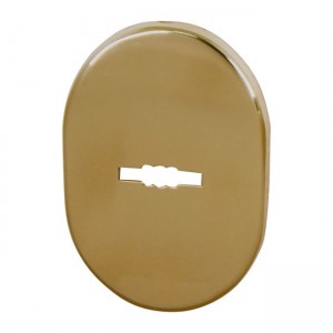 Декоративна накладка ESC 475 GP ЛАТУНЬ на сувальдний замок