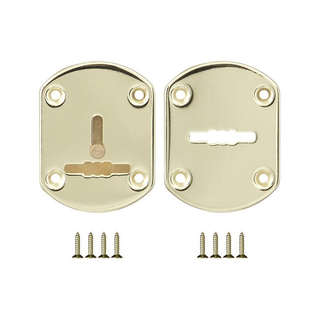 Декоративна накладка ESC021-GP-2 (ЗОЛОТО) на сув. замок зі шторкою (2 шт)