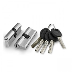 Циліндровий механізм A200/80 мм (30+10+40) SN мат. нікель 5 кл.