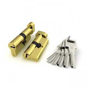 Циліндровий механізм із вертушкою R602/100 (45+10+45) AB бронза 5 кл.