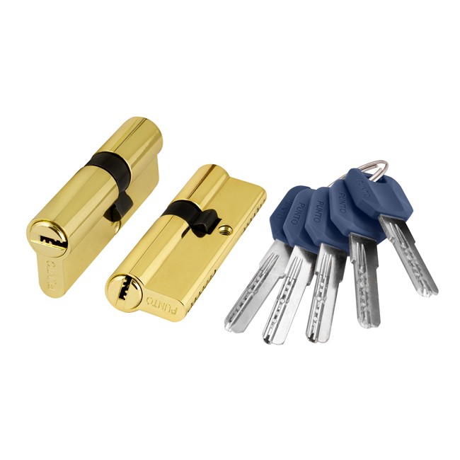 Циліндровий механізм Z400/80 мм (35+10+35) PB латунь 5 кл.