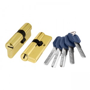 Циліндровий механізм Z400/80 мм (35+10+35) PB латунь 5 кл.