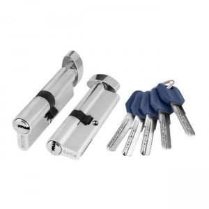 Циліндровий механізм із вертушкою Z402/90 mm (35+10+45) CP хром 5 кл.