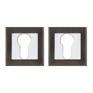 Накладка під циліндр ET QL GR/CP-23 графіт/хром