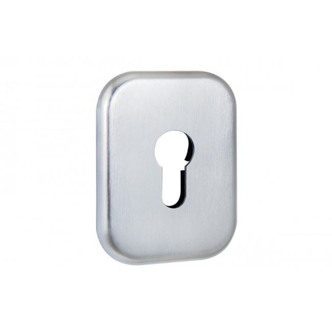 Декоративна накладка під циліндр ESC 486-C SQ XL SSC-16 (сатин. хром), 1 шт.