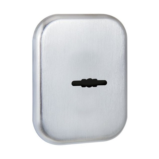 Декоративна накладка із шторкою на сувальдний замок ESC 486-S SQ XL SSC-16 (сатин. хром), 1 шт.