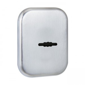 Декоративна накладка із шторкою на сувальдний замок ESC 486-S SQ XL SSC-16 (сатин. хром), 1 шт.