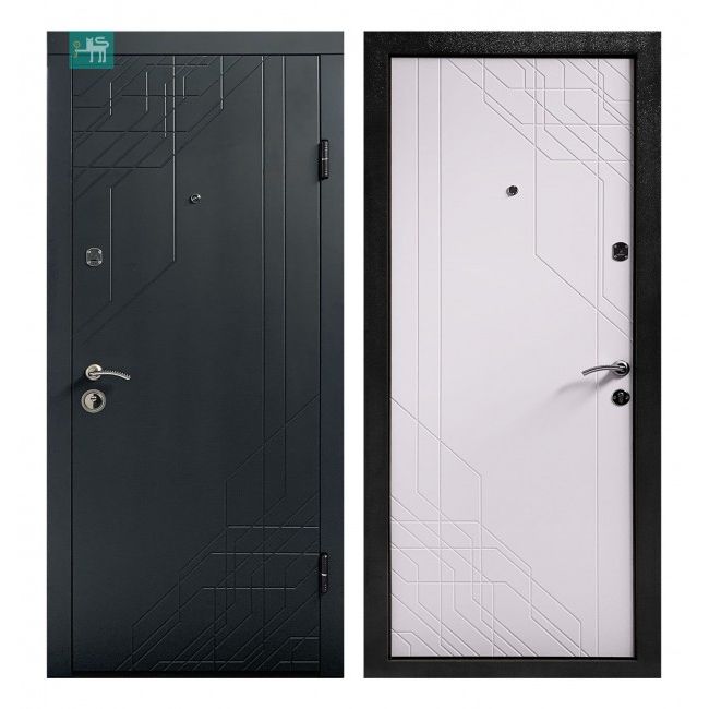 ПО-260 Антрацит/білий мат